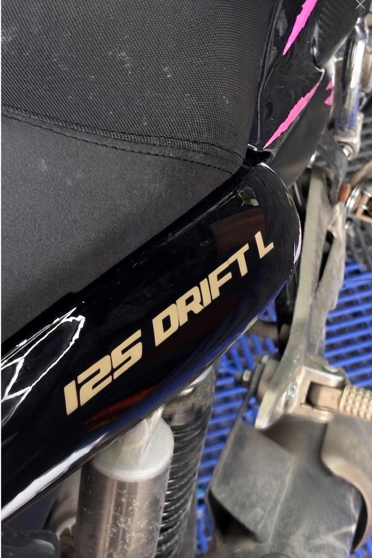 Mondial Drift-L için Orijinal 125 Drift-L Yazı Stıcker Etiket (Sağ ve Sol İçin)
