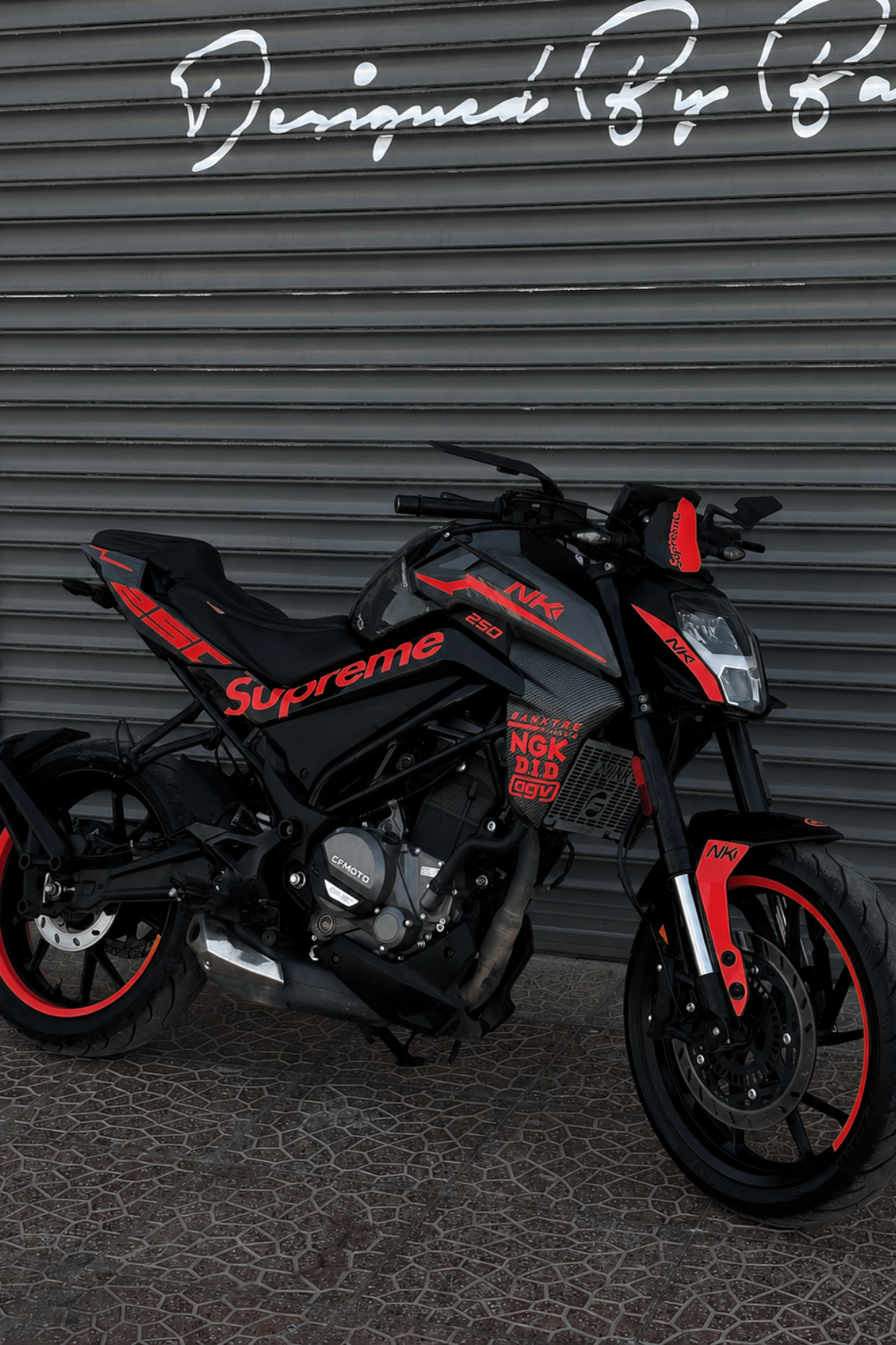 CFMOTO NK250 için Super Set Komple Sticker Dekor Seti (Sağ ve Sol)