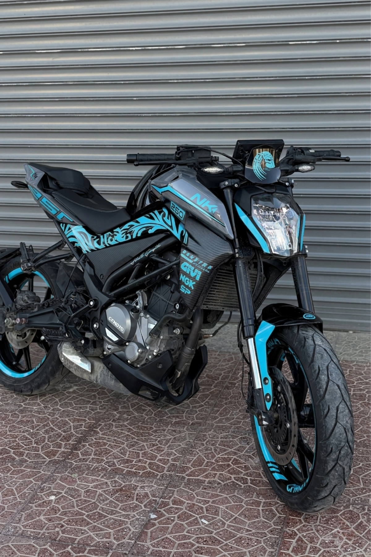 CFMOTO NK250 için Komple Ultra Premium Sticker Seti