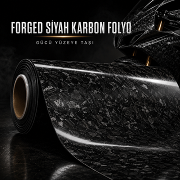 Motosiklet ve Araçlar için Siyah Forged Karbon Hava Kanallı Kaplama Folyosu