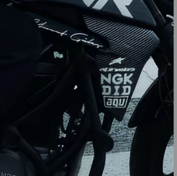 CFMOTO NK250 için Yan Kapak Sponsor Yazı Sticker Seti (1 Adettir)