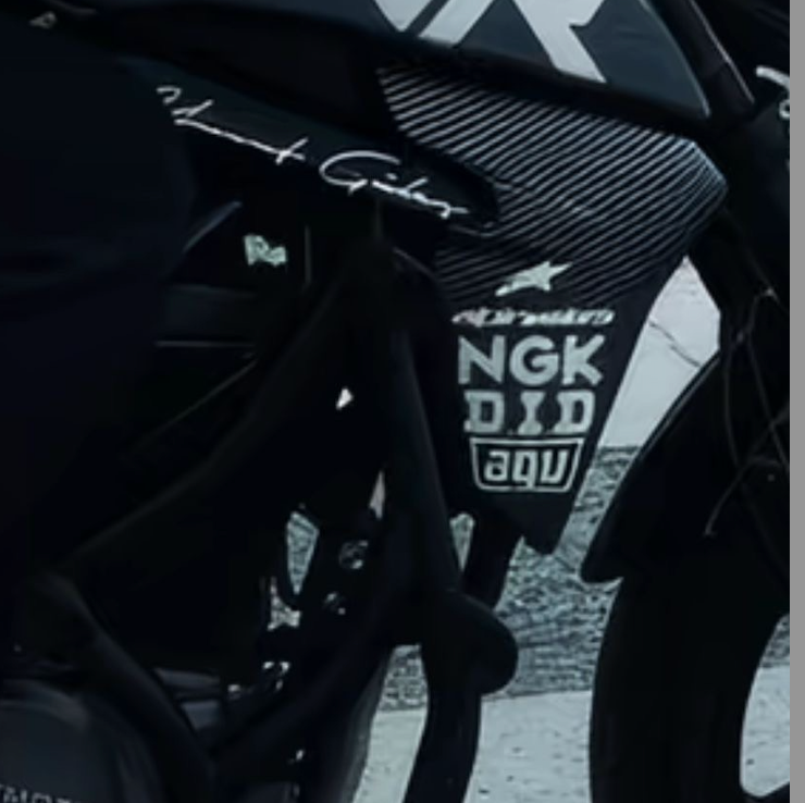 CFMOTO NK250 için Yan Kapak Sponsor Yazı Sticker Seti (1 Adettir)