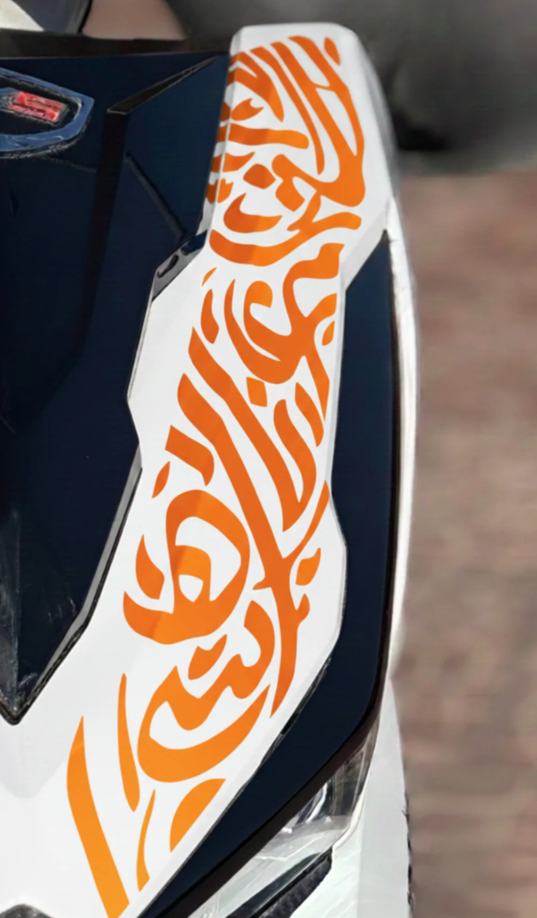 RKS VRS125 Scooter için Ön Panel Tribal Desen Sticker