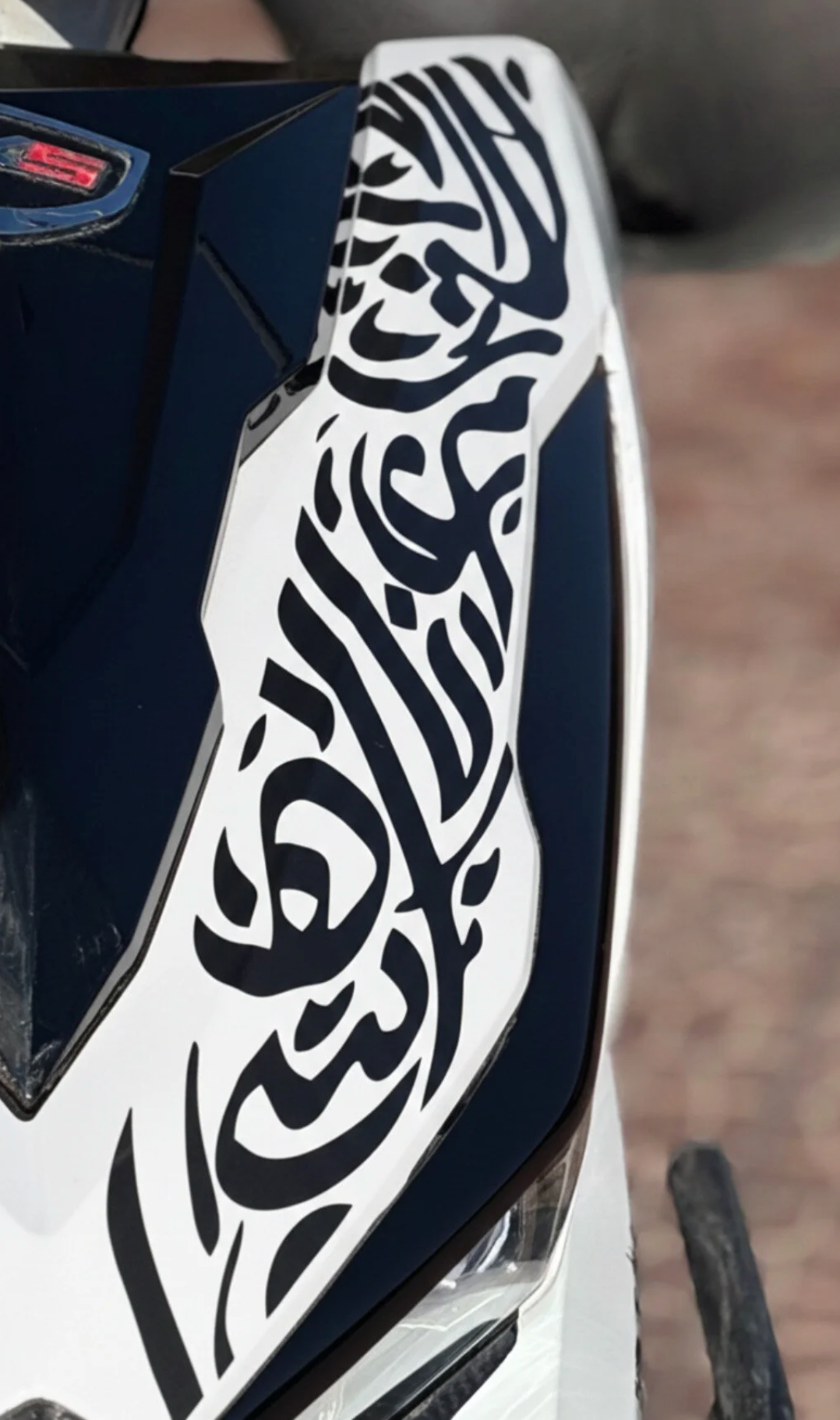 RKS VRS125 Scooter için Ön Panel Tribal Desen Sticker