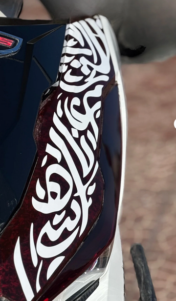 RKS VRS125 Scooter için Ön Panel Tribal Desen Sticker