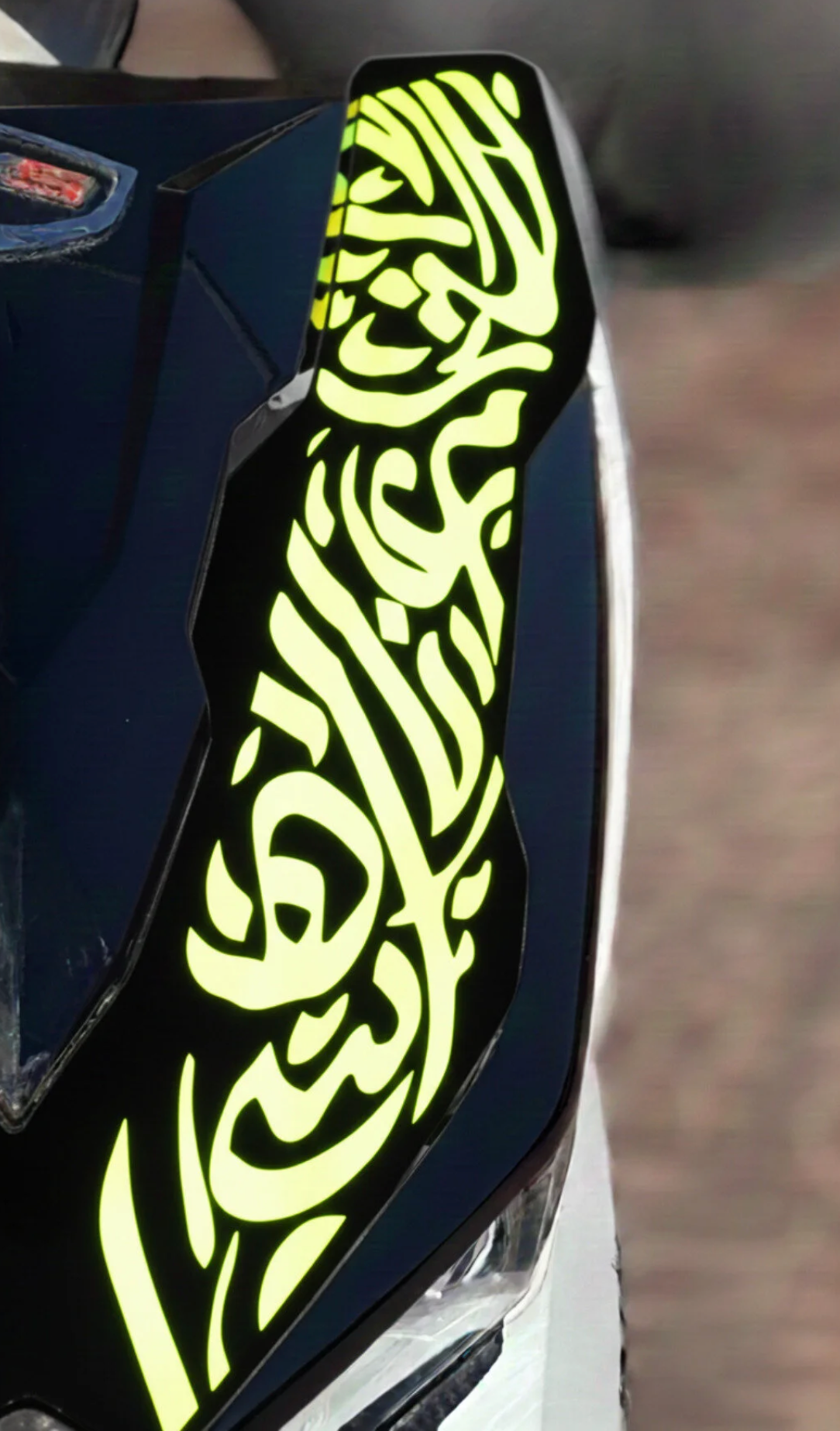 RKS VRS125 Scooter için Ön Panel Tribal Desen Sticker