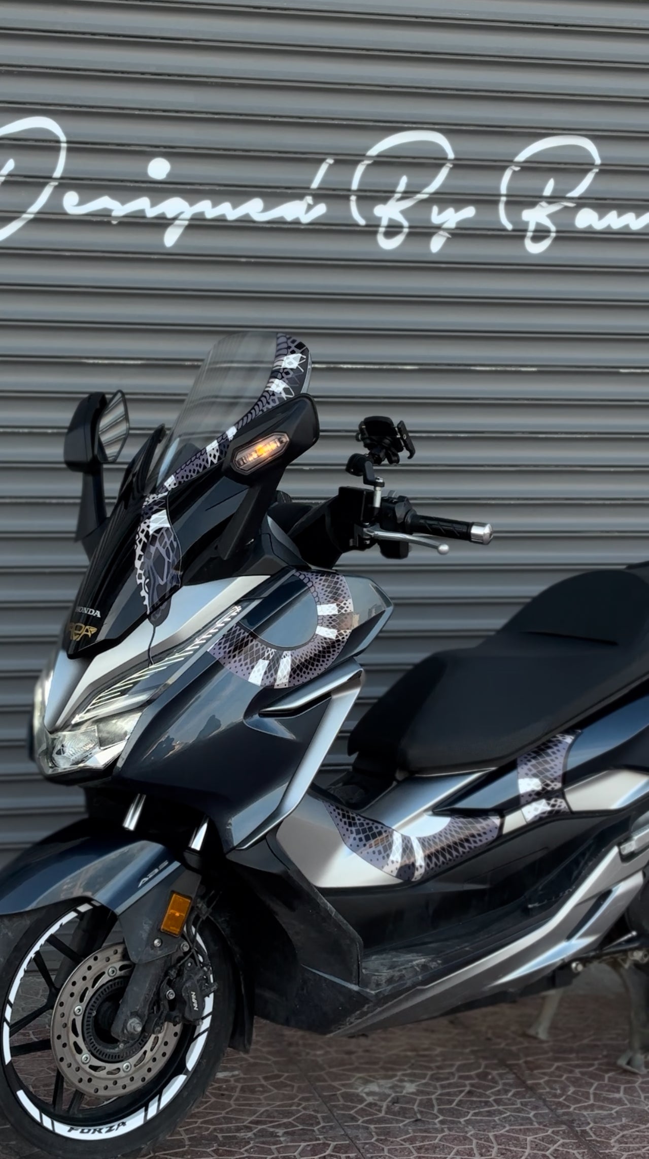 Tüm Motorlara Uyumlu Dev Yılan Sticker (Tek Parça Gelir İsteğe göre ayarlanabilir)