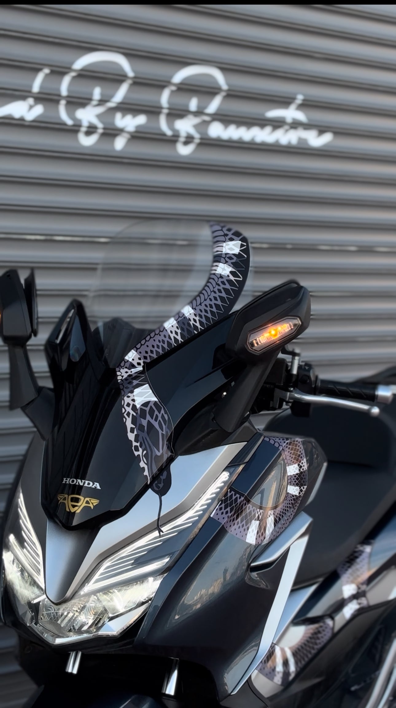Tüm Motorlara Uyumlu Dev Yılan Sticker (Tek Parça Gelir İsteğe göre ayarlanabilir)
