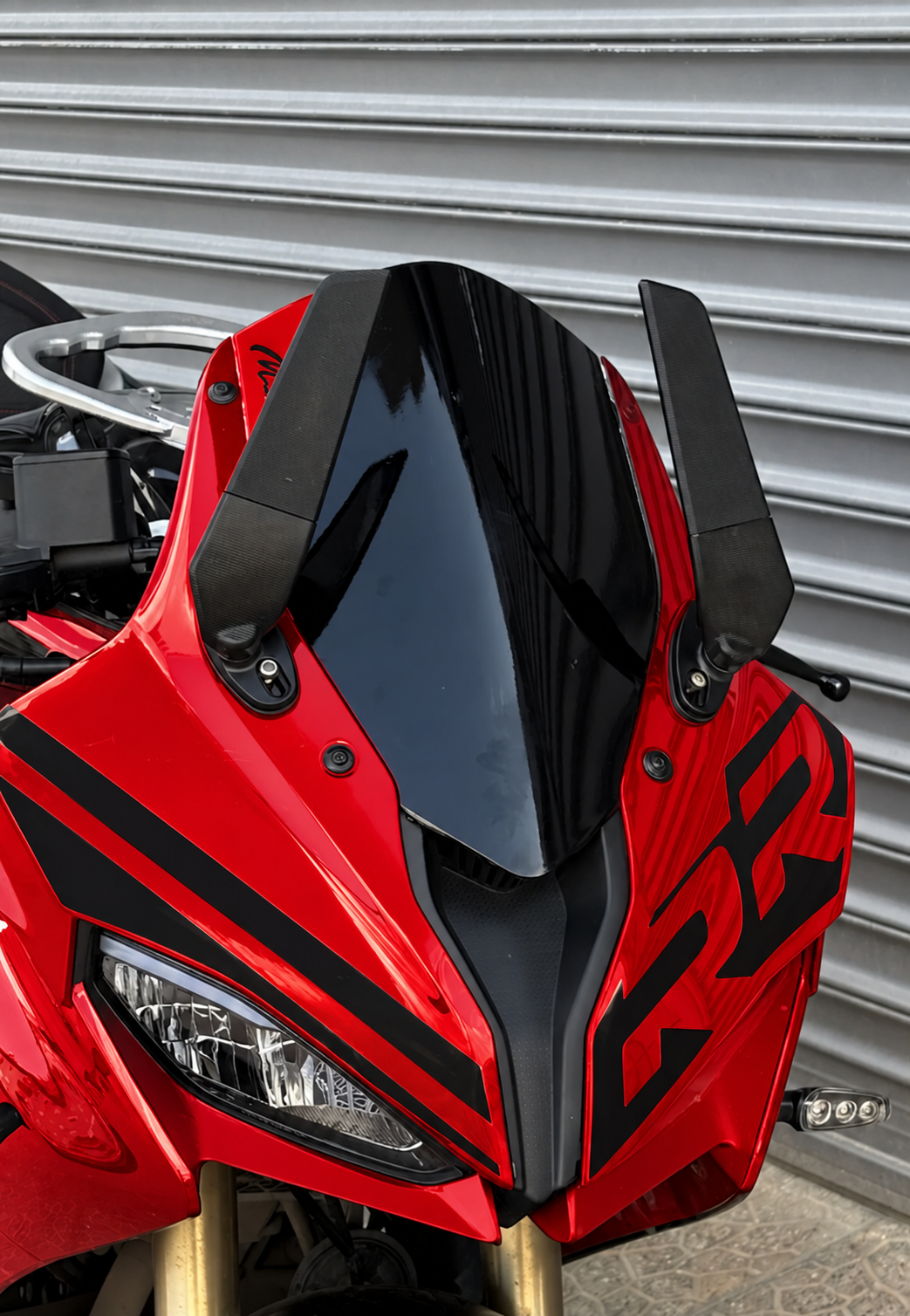 RKS SRK 125 ve SRK 250 Uyumlu Racing RR Kafa Çizgili 3 Parça Kafa Detay Sticker Seti