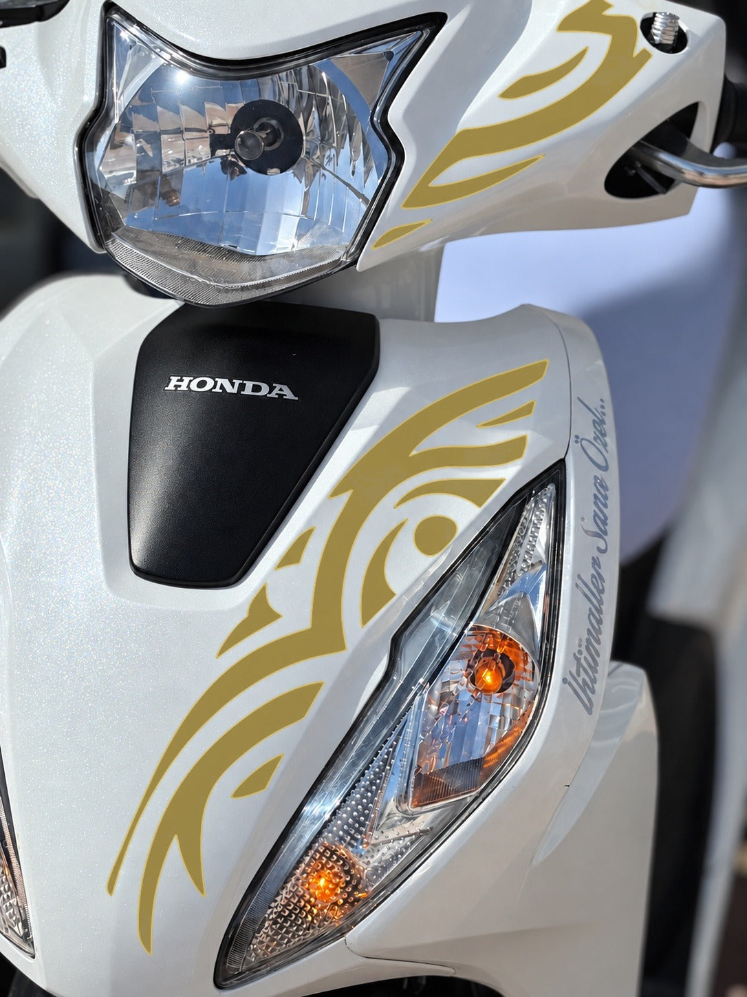 Honda Dio için Dövme Tribal Desen Sticker (2 Parça)