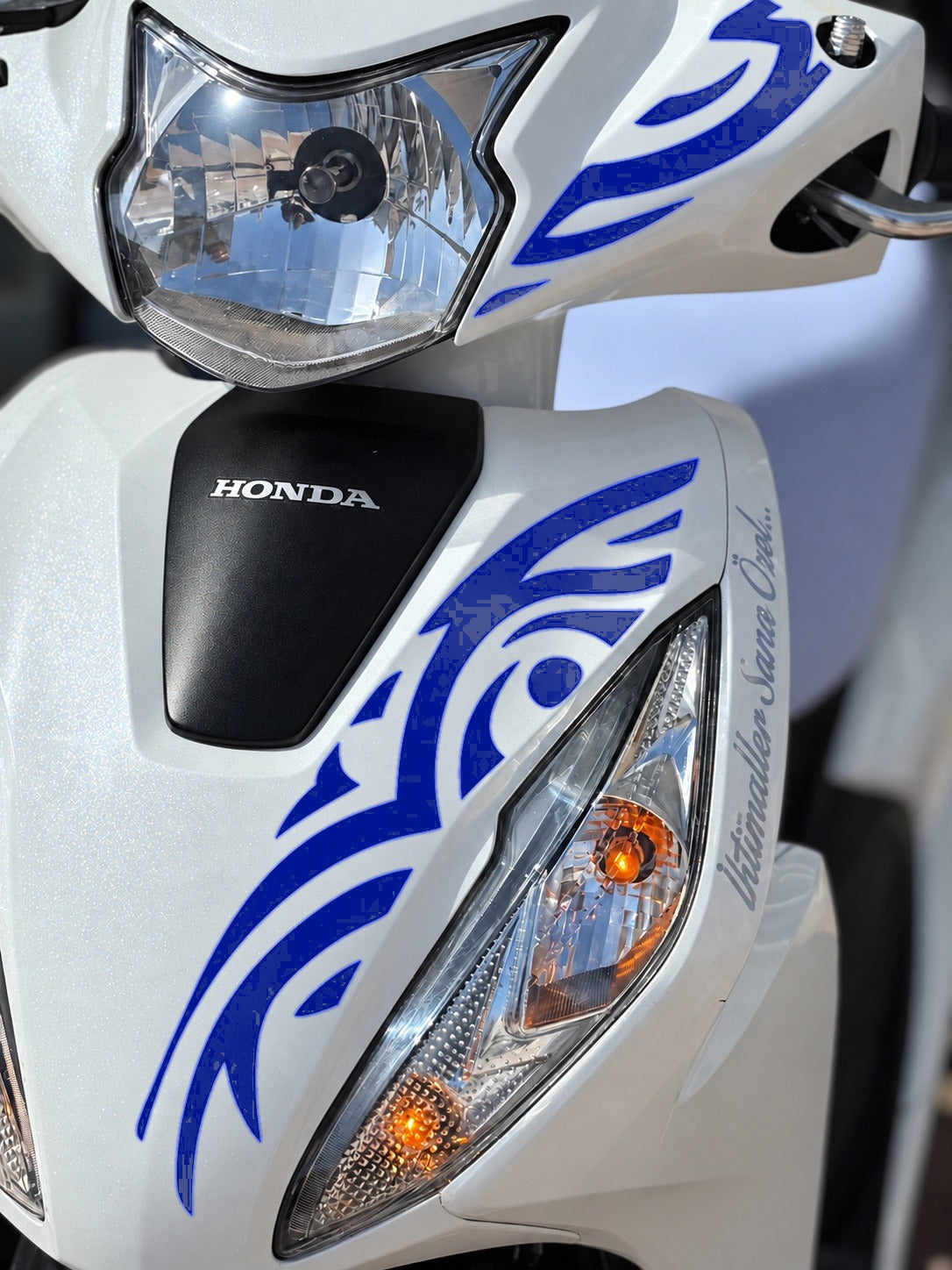 Honda Dio için Dövme Tribal Desen Sticker (2 Parça)