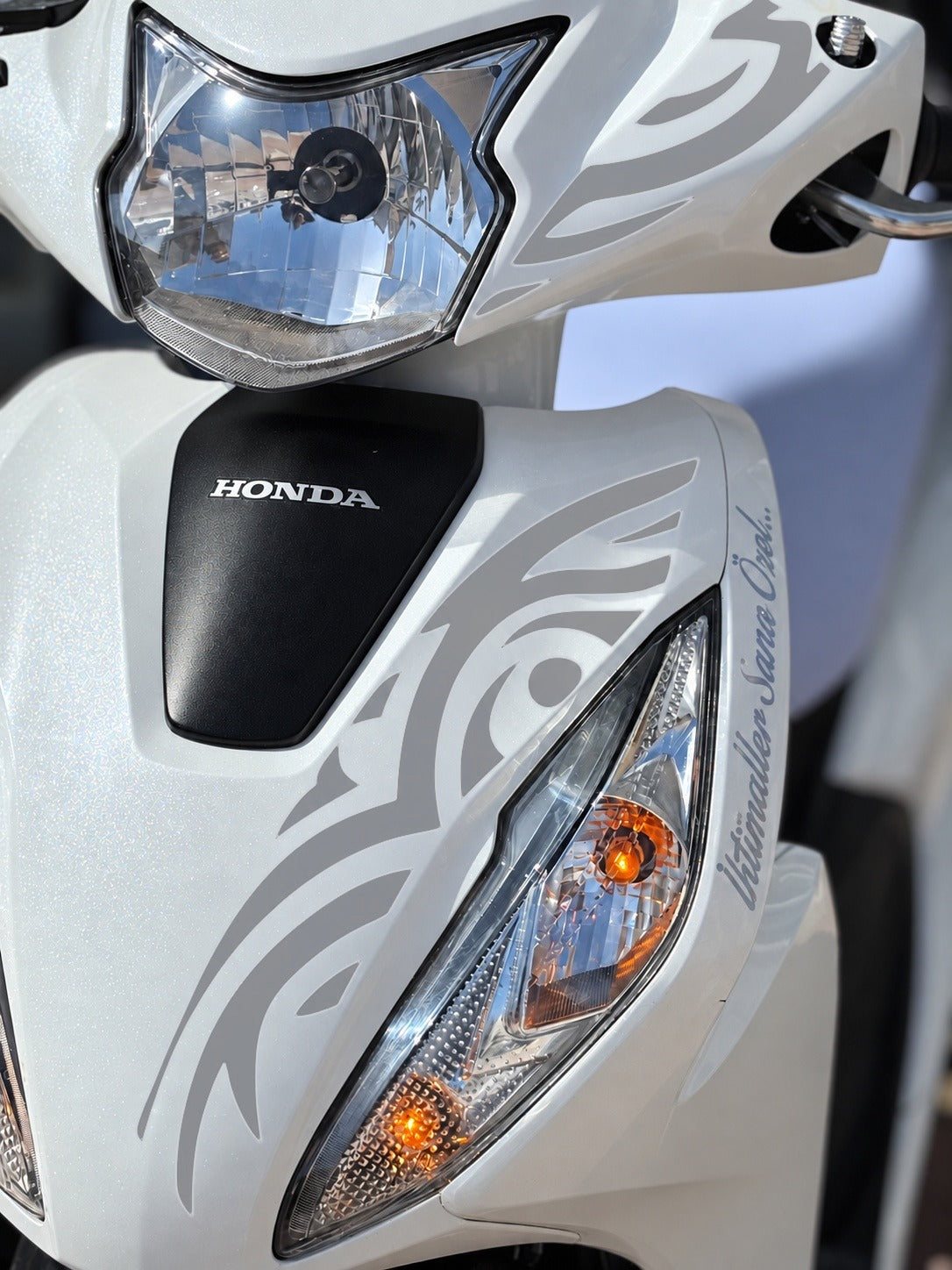 Honda Dio için Dövme Tribal Desen Sticker (2 Parça)