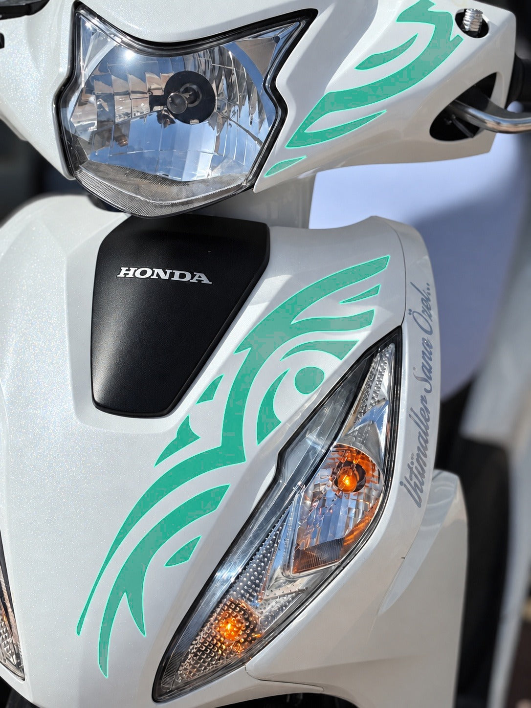 Honda Dio için Dövme Tribal Desen Sticker (2 Parça)