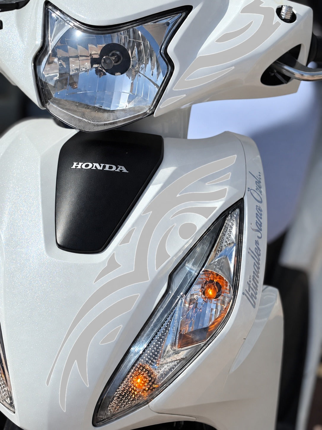Honda Dio için Dövme Tribal Desen Sticker (2 Parça)