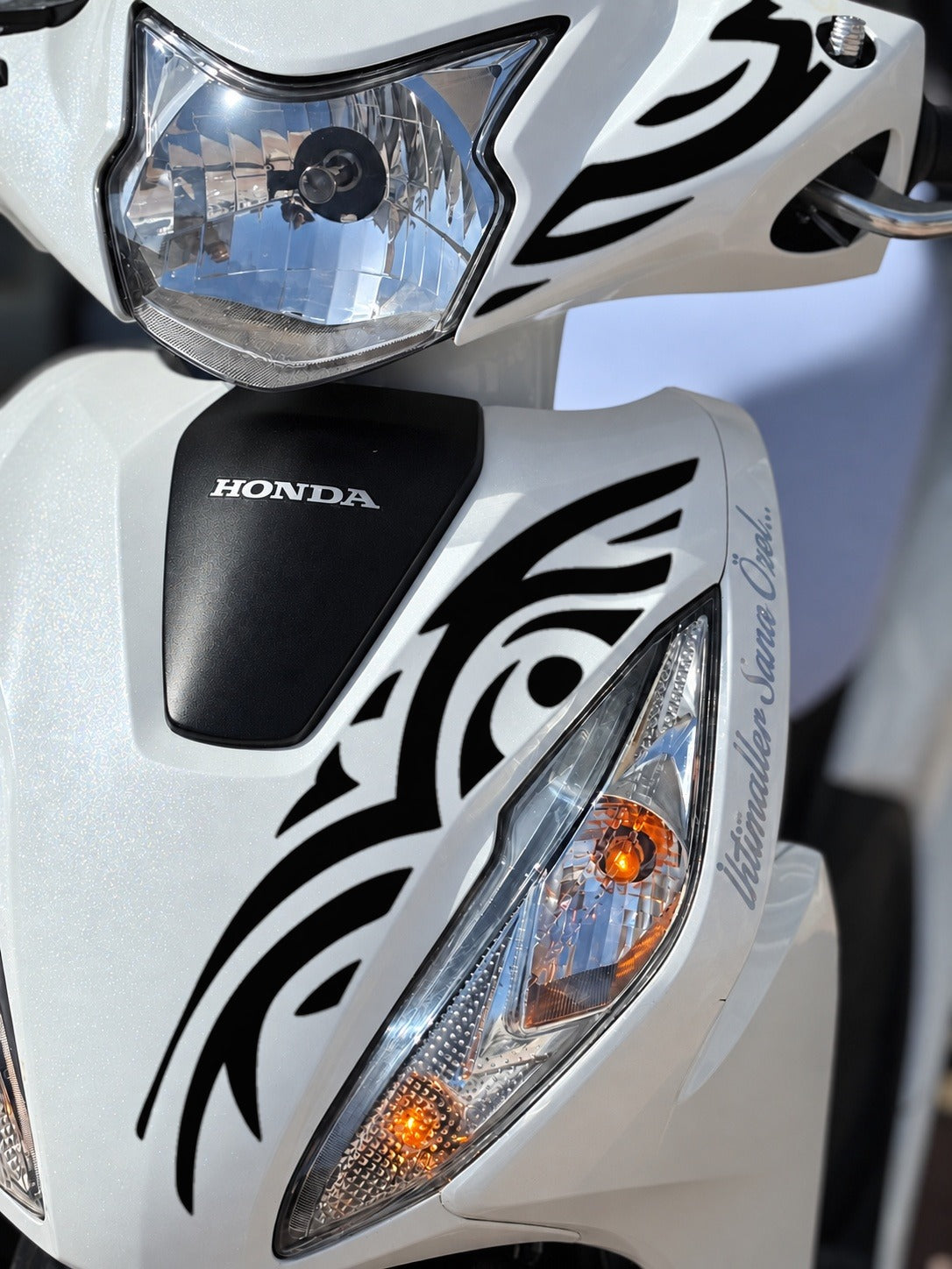 Honda Dio için Dövme Tribal Desen Sticker (2 Parça)
