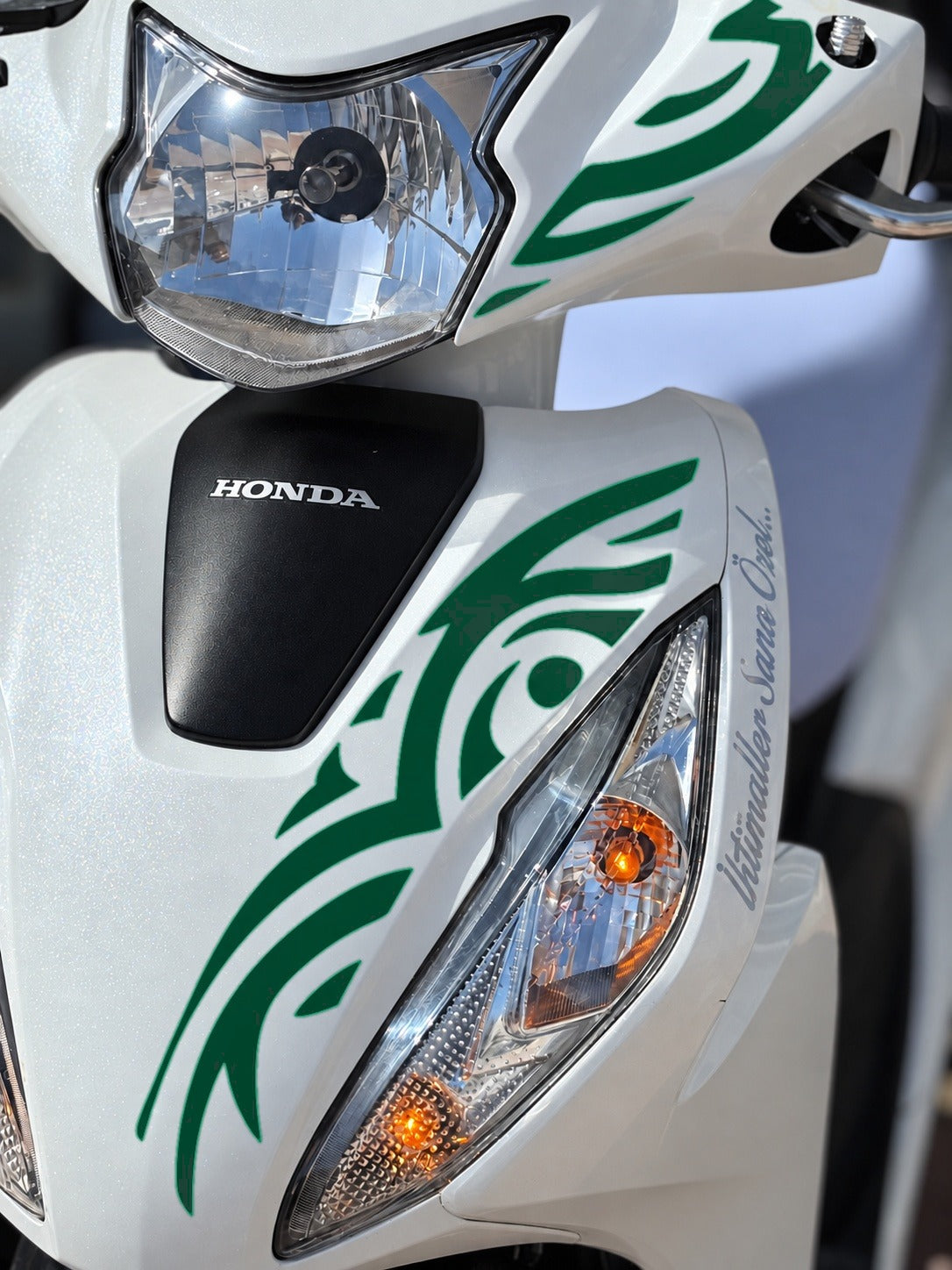 Honda Dio için Dövme Tribal Desen Sticker (2 Parça)