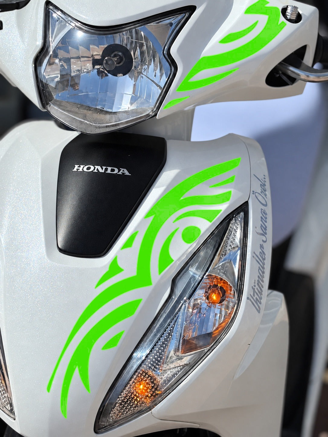 Honda Dio için Dövme Tribal Desen Sticker (2 Parça)