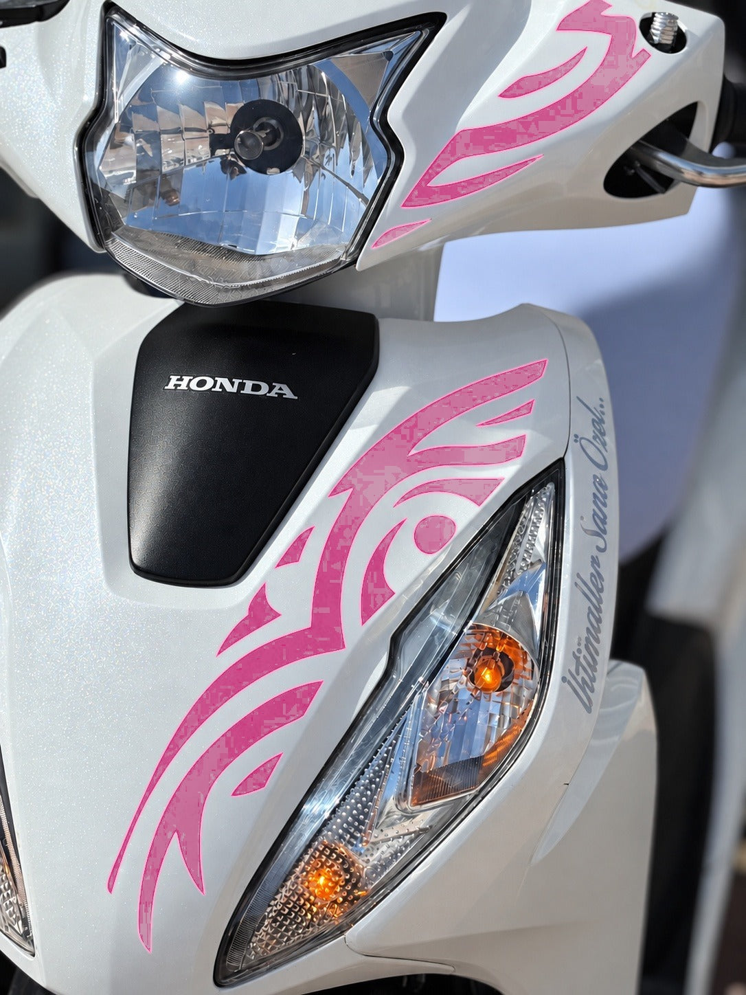 Honda Dio için Dövme Tribal Desen Sticker (2 Parça)