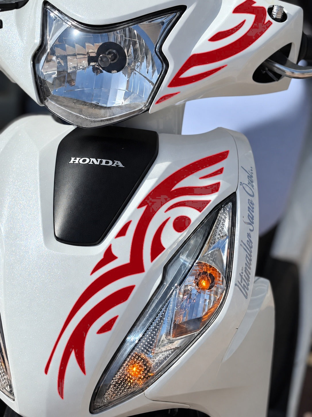 Honda Dio için Dövme Tribal Desen Sticker (2 Parça)