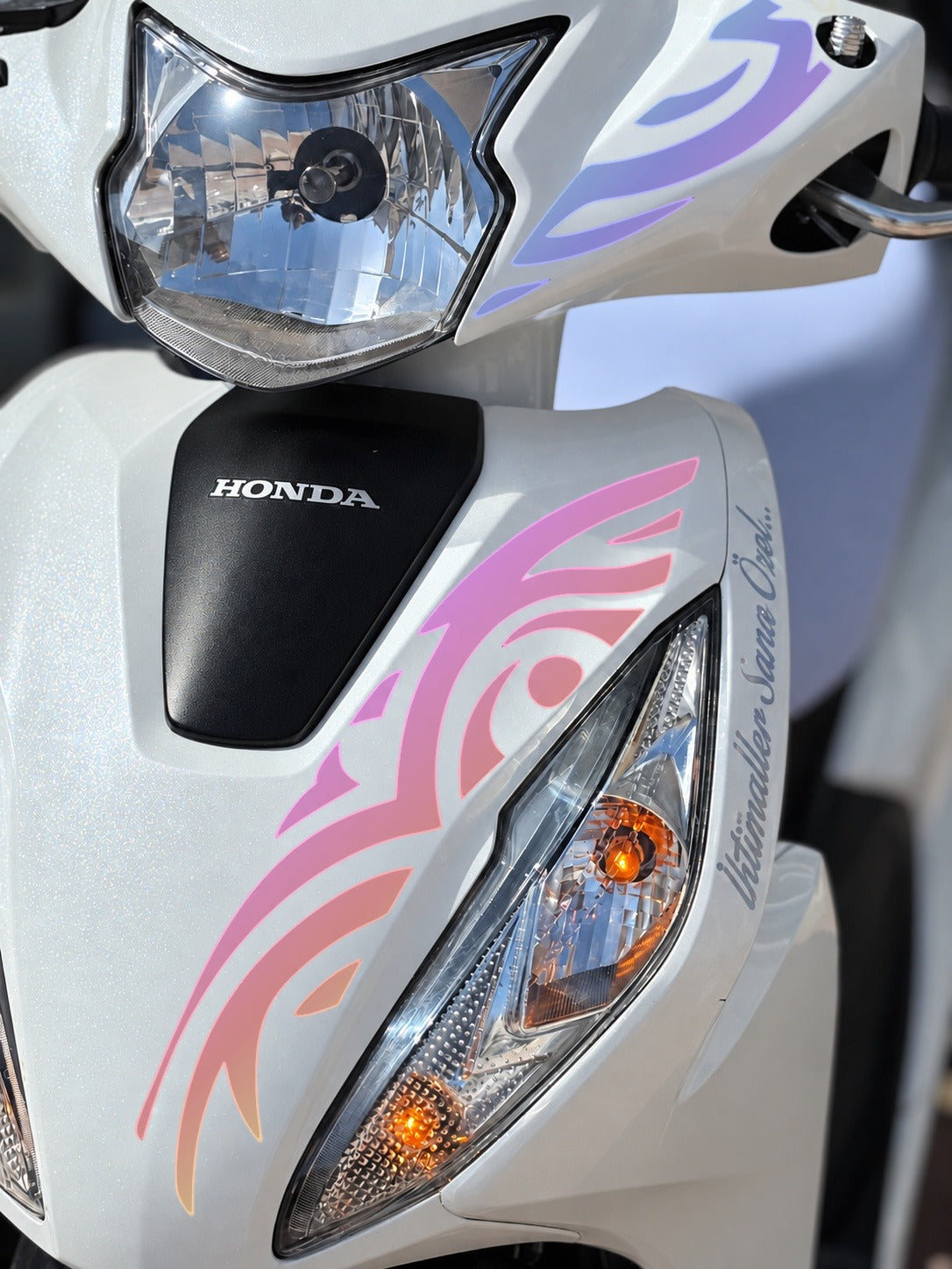 Honda Dio için Dövme Tribal Desen Sticker (2 Parça)