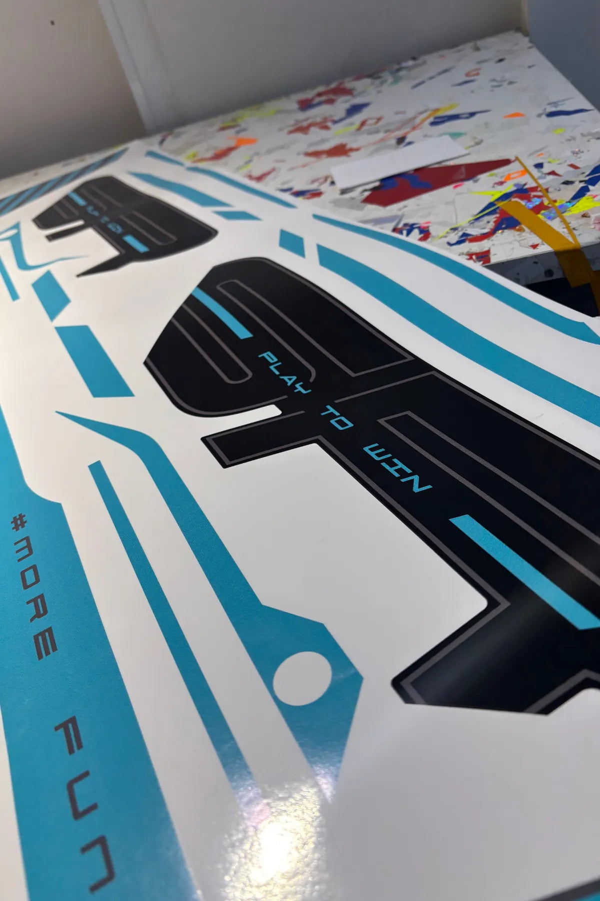 CFMOTO 450SR için Mavi Renk Komple Orijinal Sticker Seti