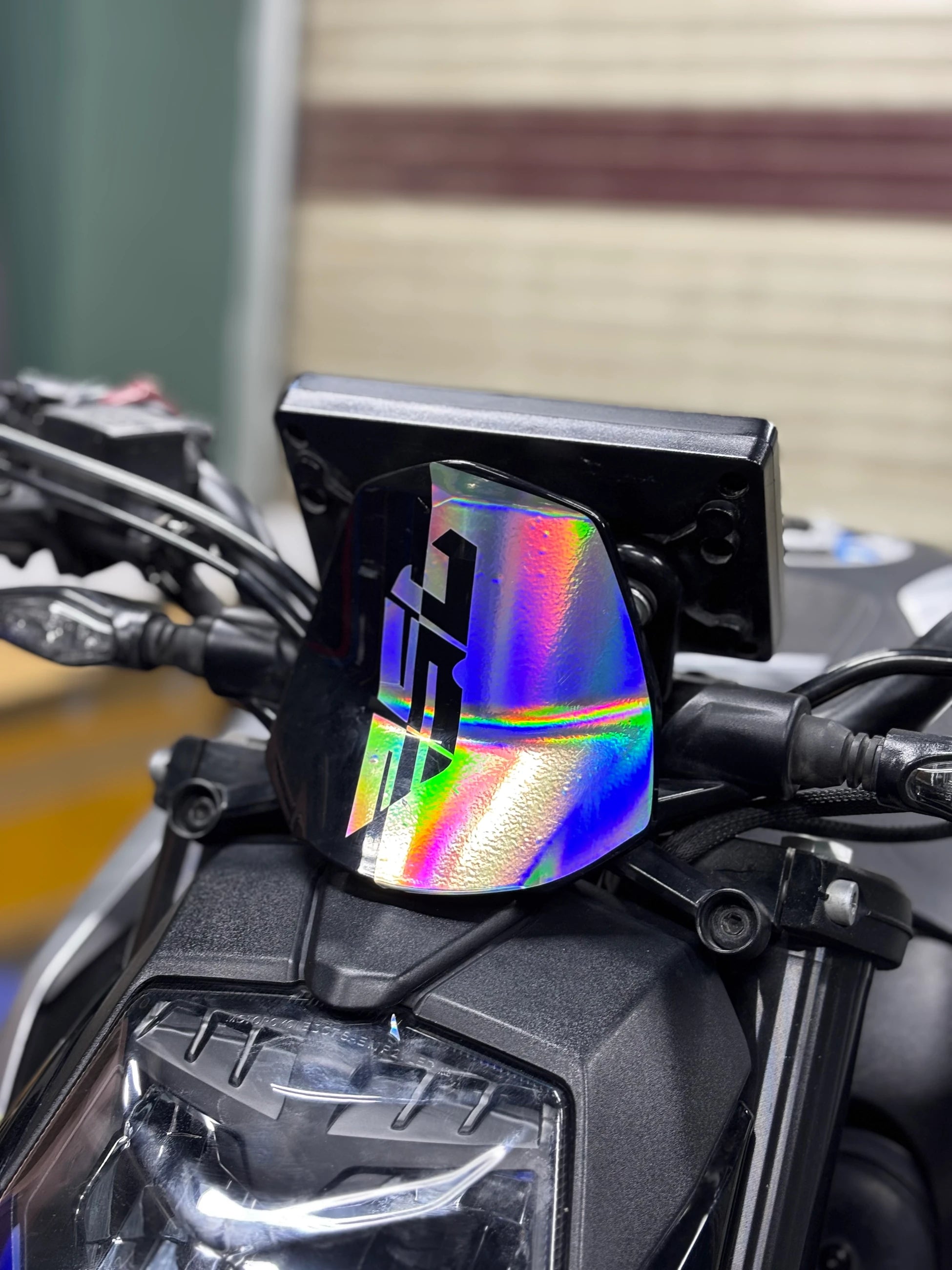 CFMOTO NK250 için Hologramlı 250 Yazılı Kafa Sticker