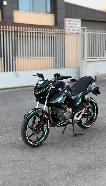 Mondial Drift-L için Nane Renk Komple Sticker Seti