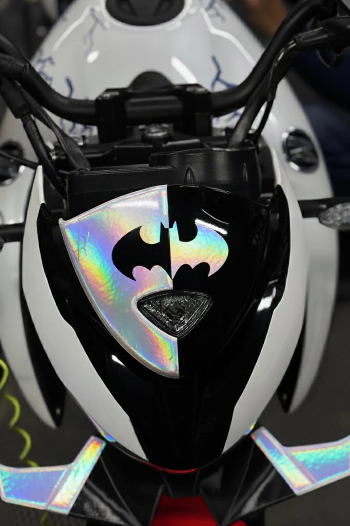 Mondial Drift-L için Hologramlı Batman Kafa Detay Sticker
