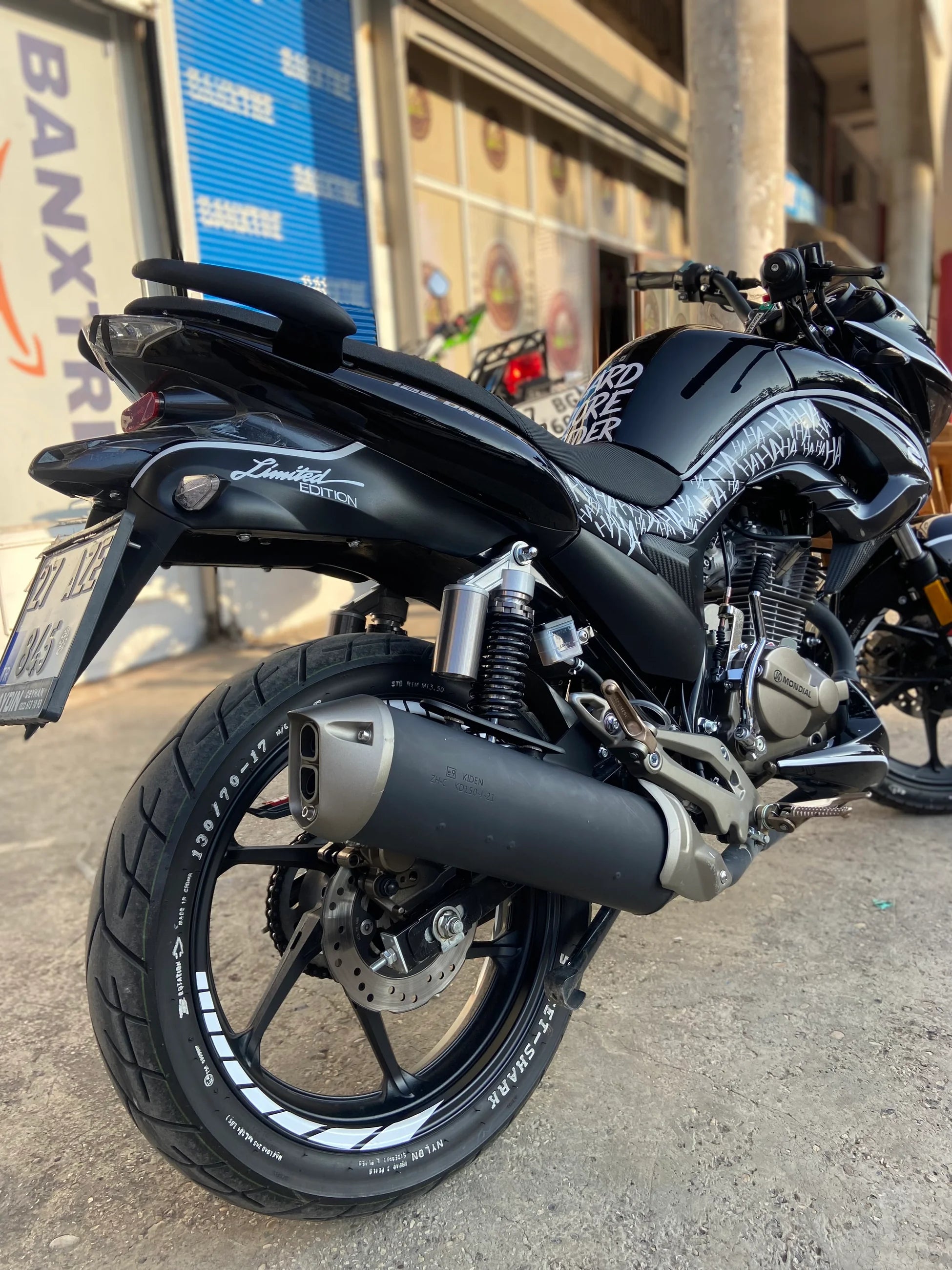 Mondial Drift-L için Beyaz Renk 26 Parça Komple Sticker Seti