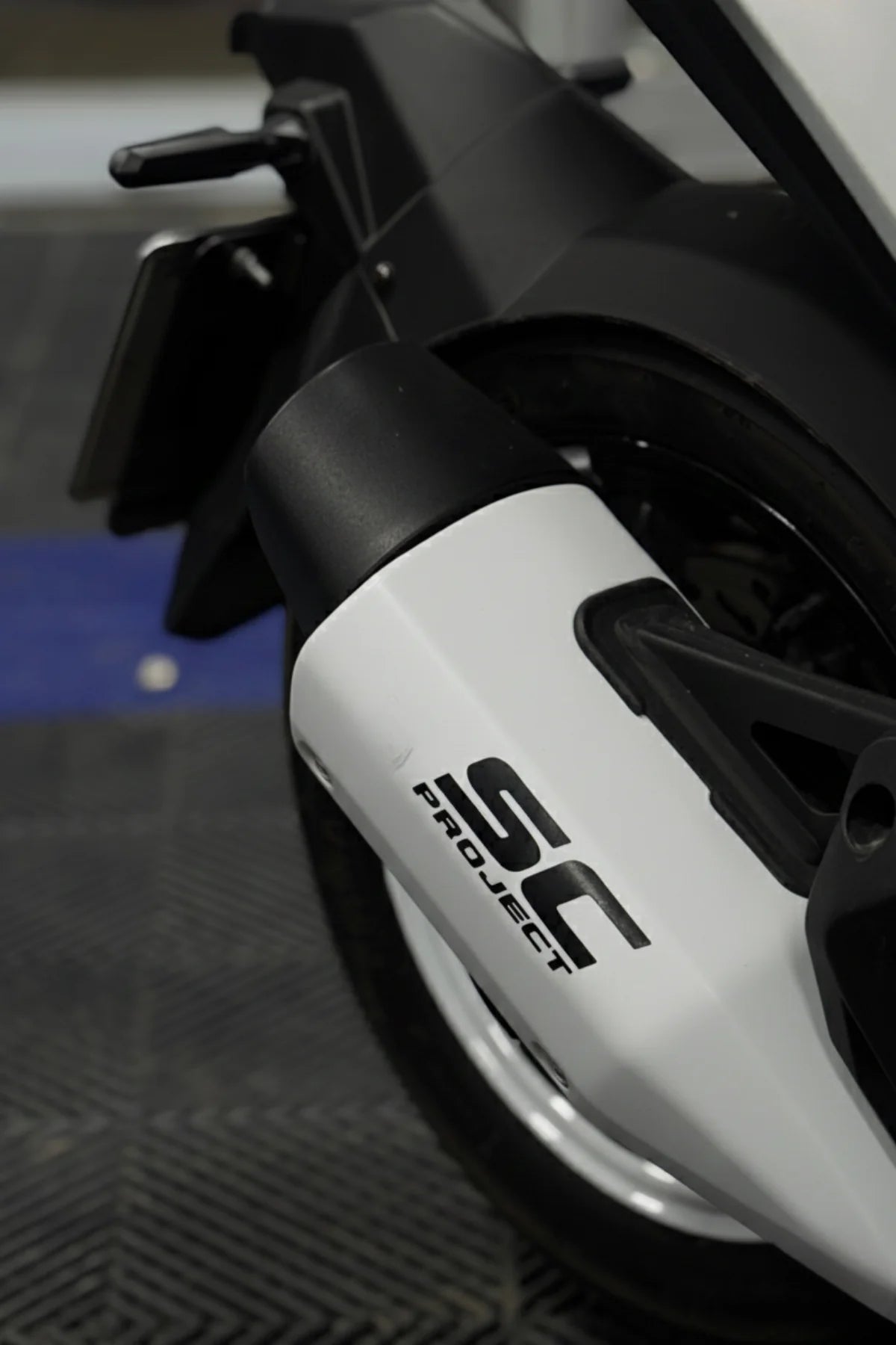 Egzoz için SC Project Siyah Renk Sticker Etiket (1 Adet)