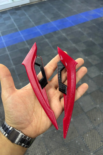Tüm Motorlara Uyumlu Kırmızı Renk Slider Kanat (2 Parça)