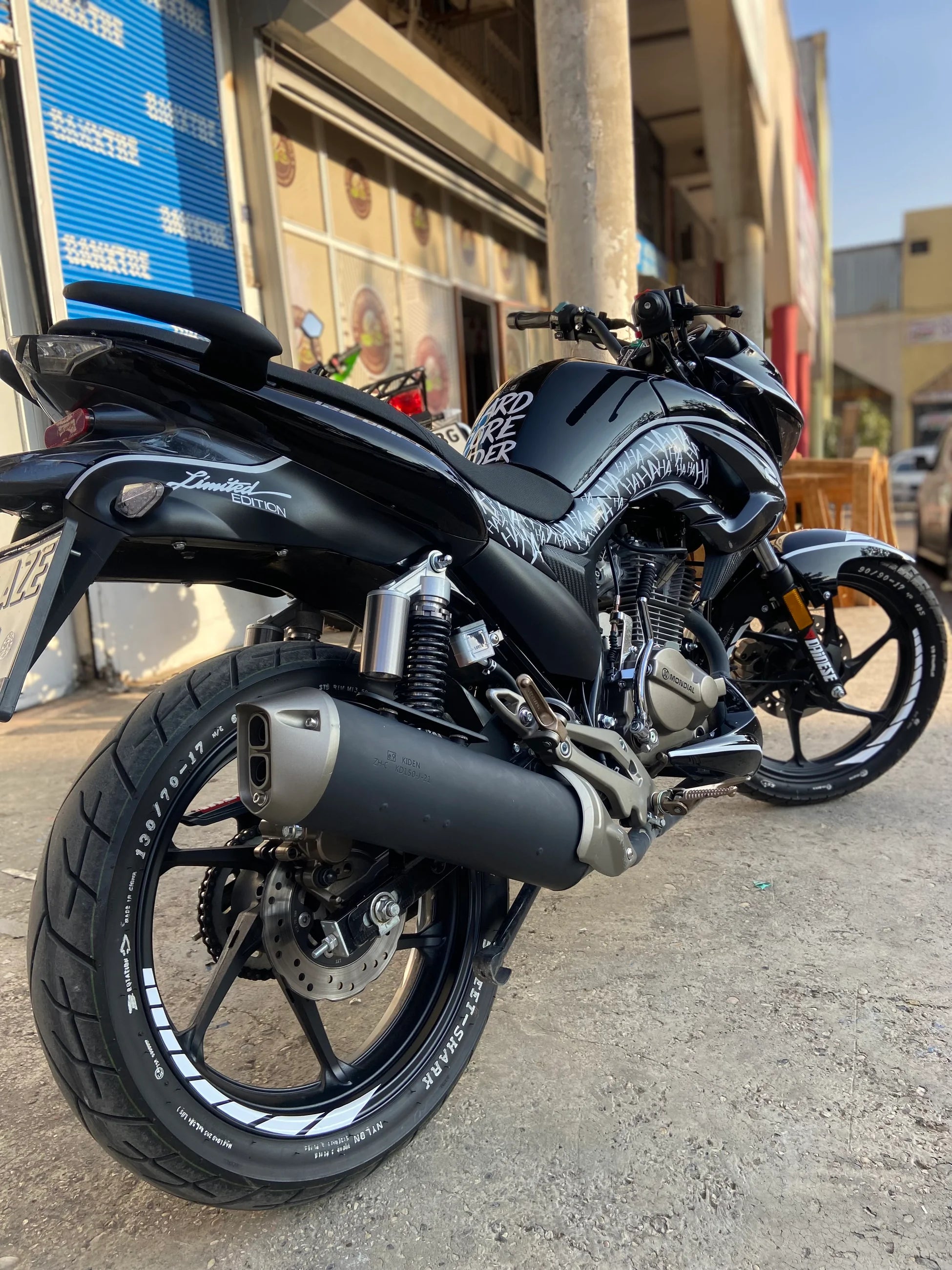 Mondial Drift-L için Beyaz Renk 26 Parça Komple Sticker Seti