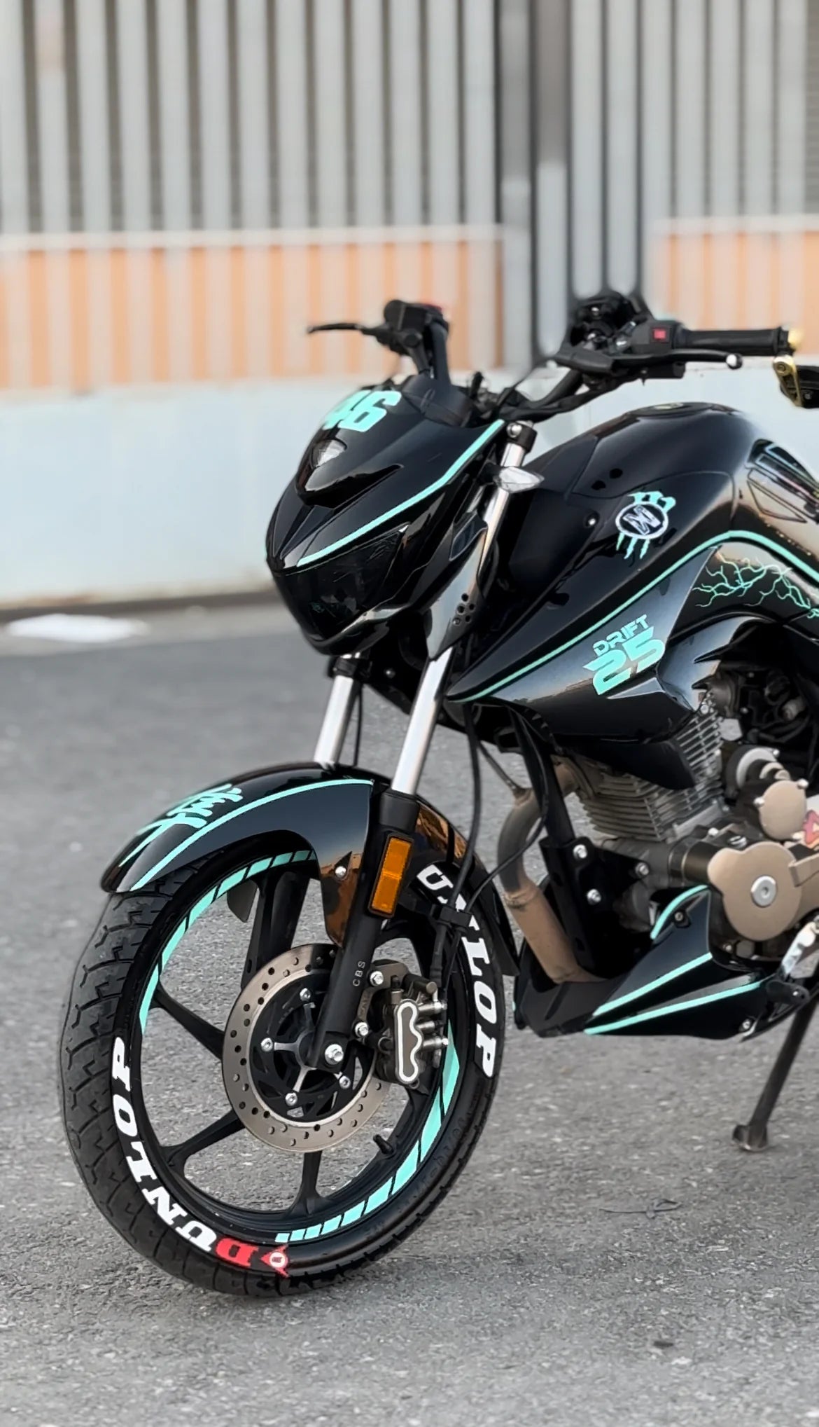 Mondial Drift-L için Nane Renk Komple Sticker Seti