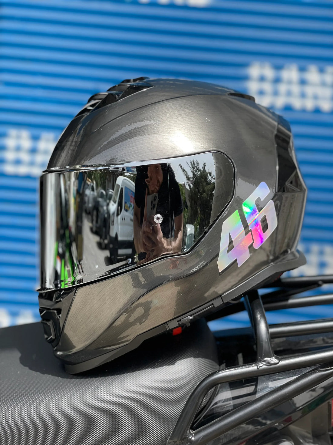 Motor ve Kask için Hologramlı 46 Sticker Etiket (10CMx6CM)