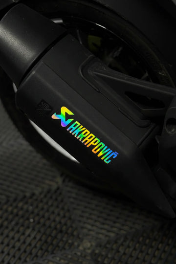 Motosiklet ve Egzoz için Hologramlı Akropovic Sticker Etiket