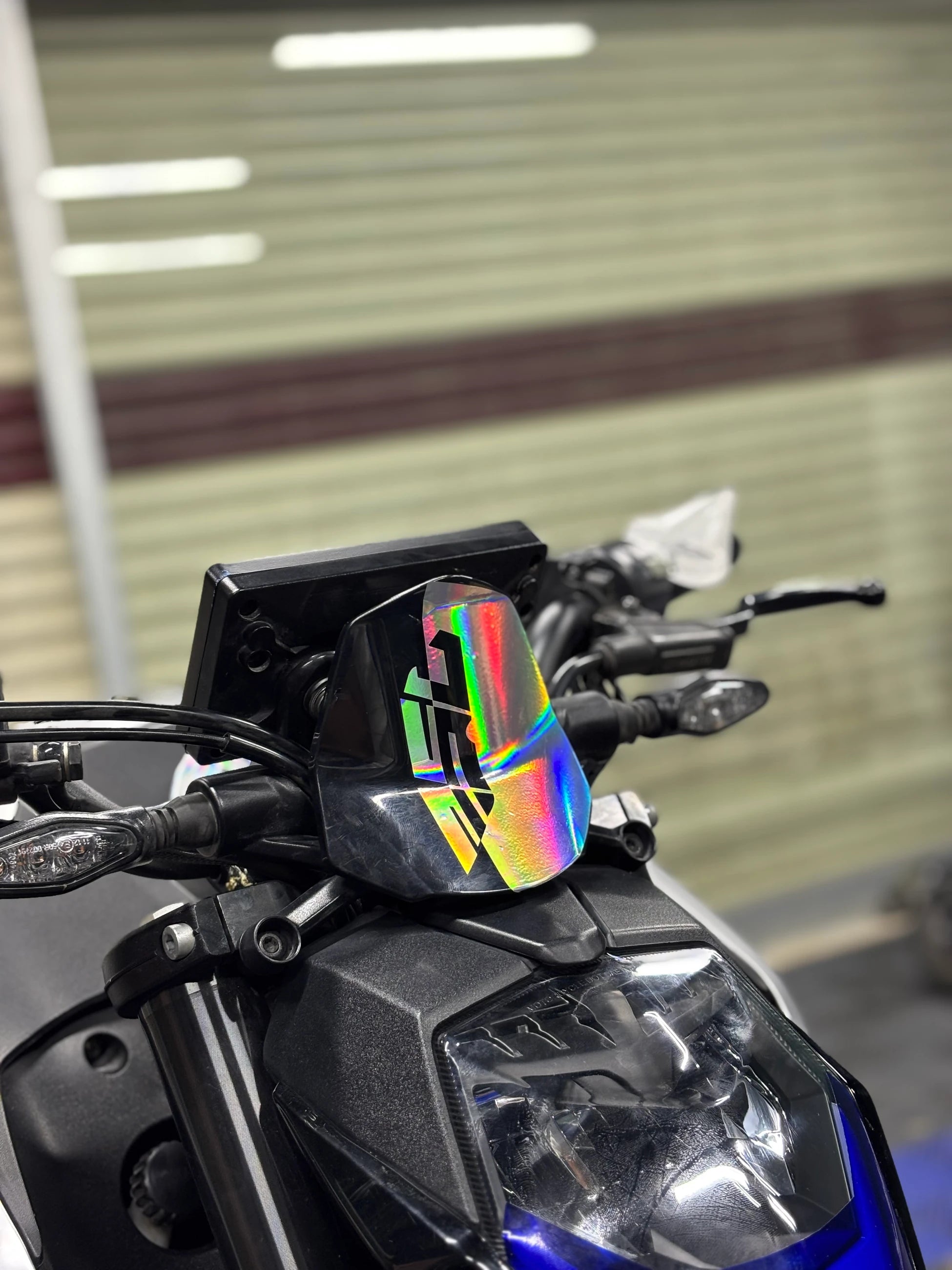 CFMOTO NK250 için Hologramlı 250 Yazılı Kafa Sticker