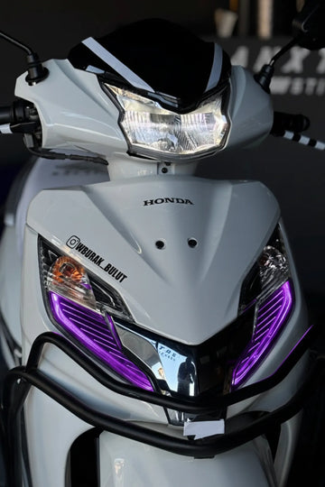 Honda Activa Mor Renk Far Filmi Sticker (2023-2024-2025)