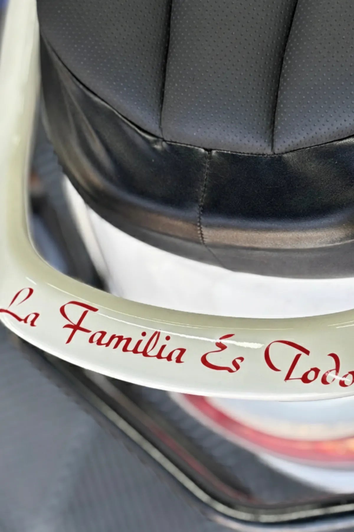 Motor-Kask ve Araba için La Famili Es Todo (Aile Her Şeydir) (20CM)