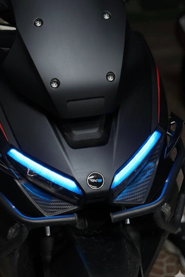 Rks Lince 125 için Açık Mavi Far Filmi Sticker