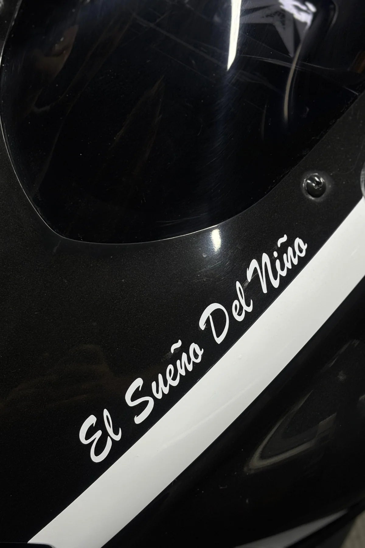 Motosiklet için El Sueno El Nino (Bir Çocuğun Hayali) Sticker Etiket (20CM)