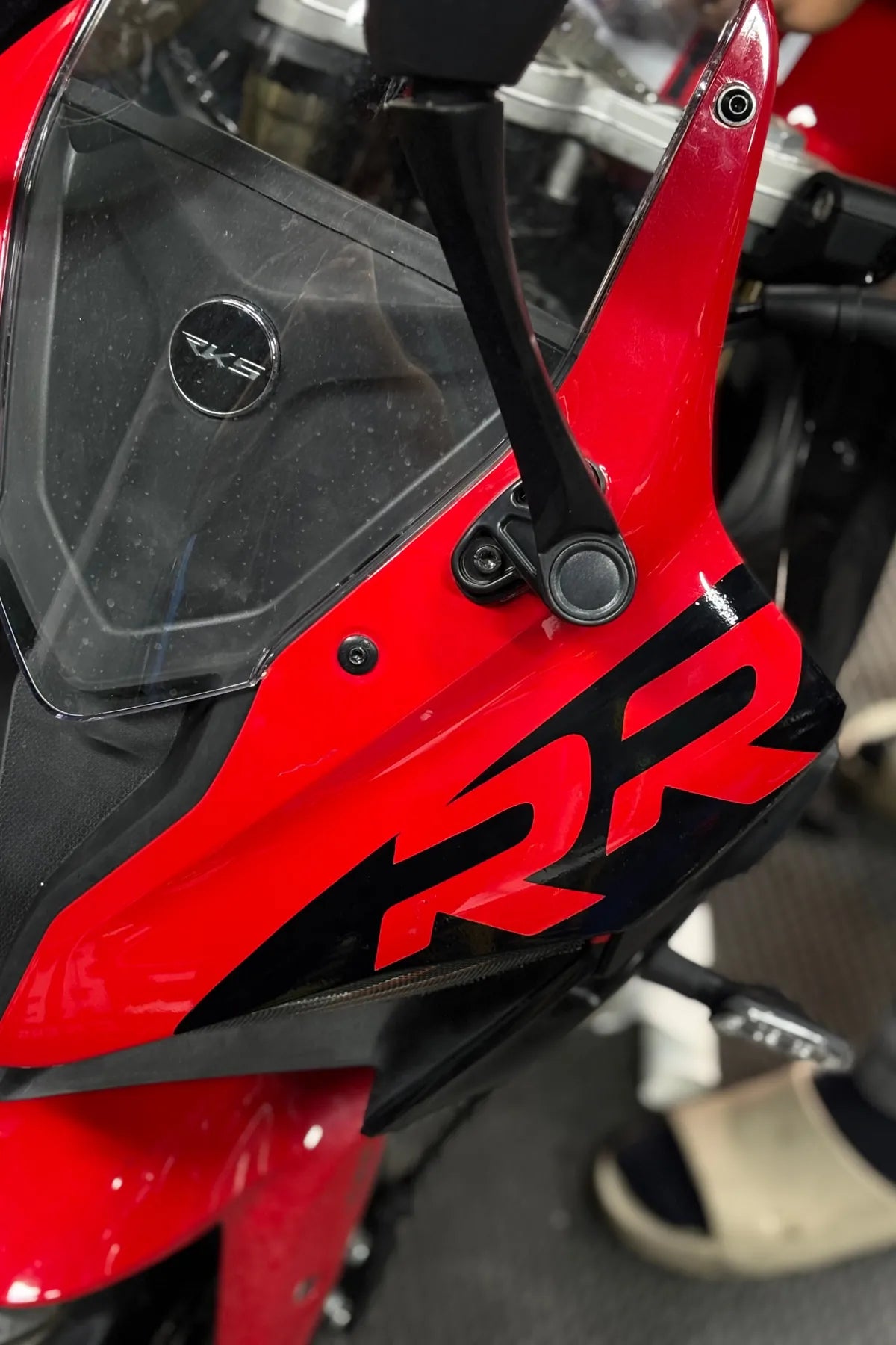 SRK 125R için Kafa Kısmı için RR Logolu Sticker Etiket Kaplama