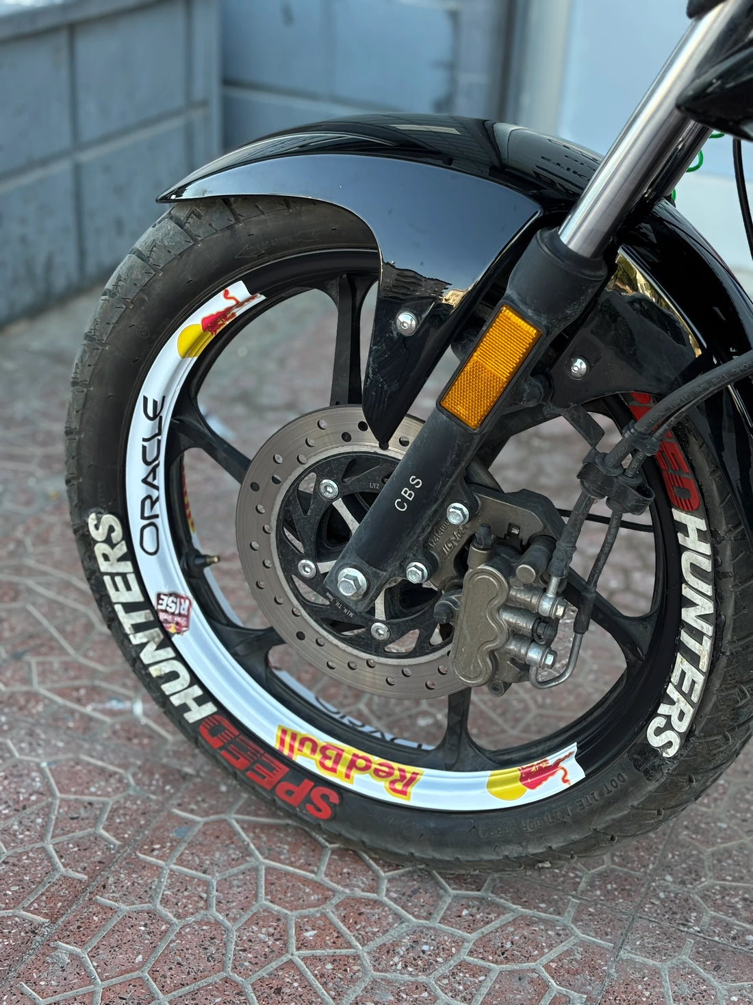 Motosiklet için 17 Inch Jantlara Uyumlu Redbull Baskılı Jant Şeridi