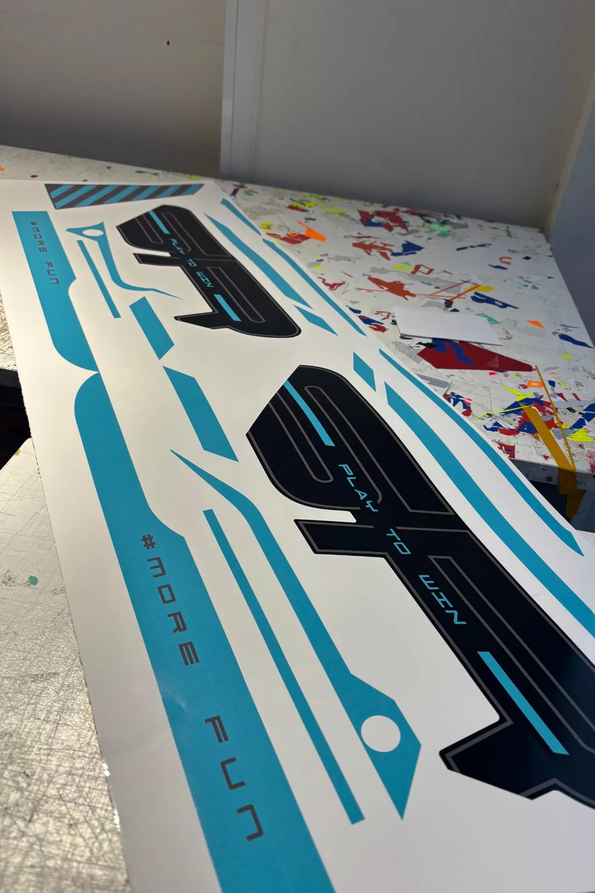 CFMOTO 450SR için Mavi Renk Komple Orijinal Sticker Seti