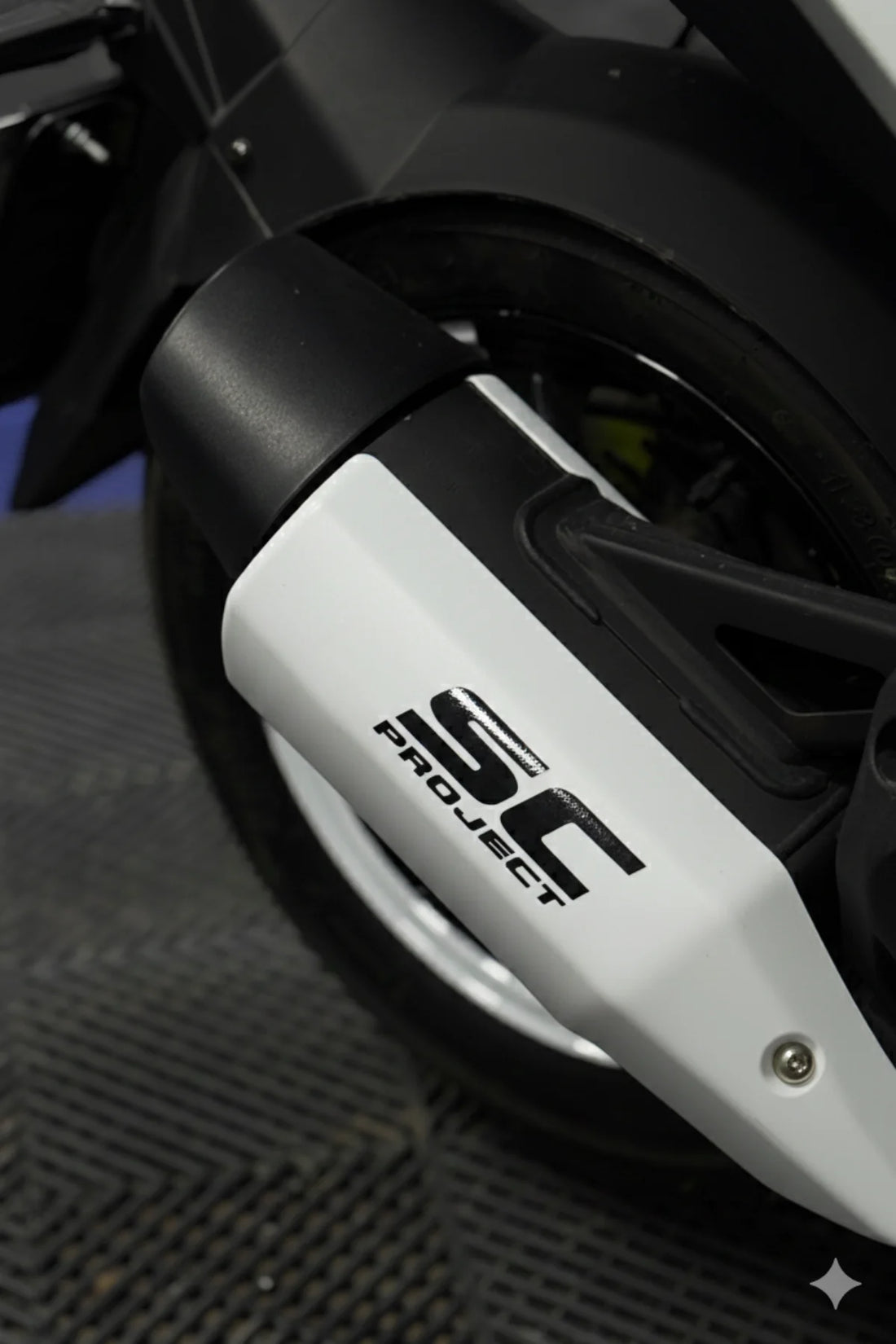 Egzoz için SC Project Siyah Renk Sticker Etiket (1 Adet)