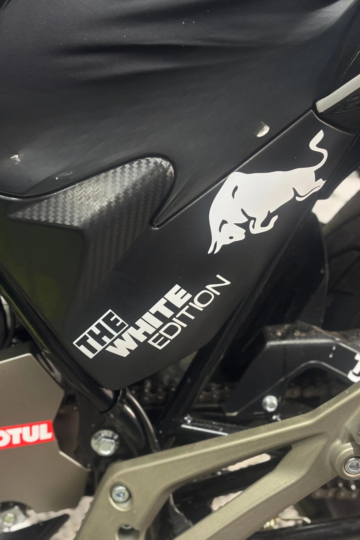 Mondial Drift-L için Beyaz Renk White Edition Sticker Seti