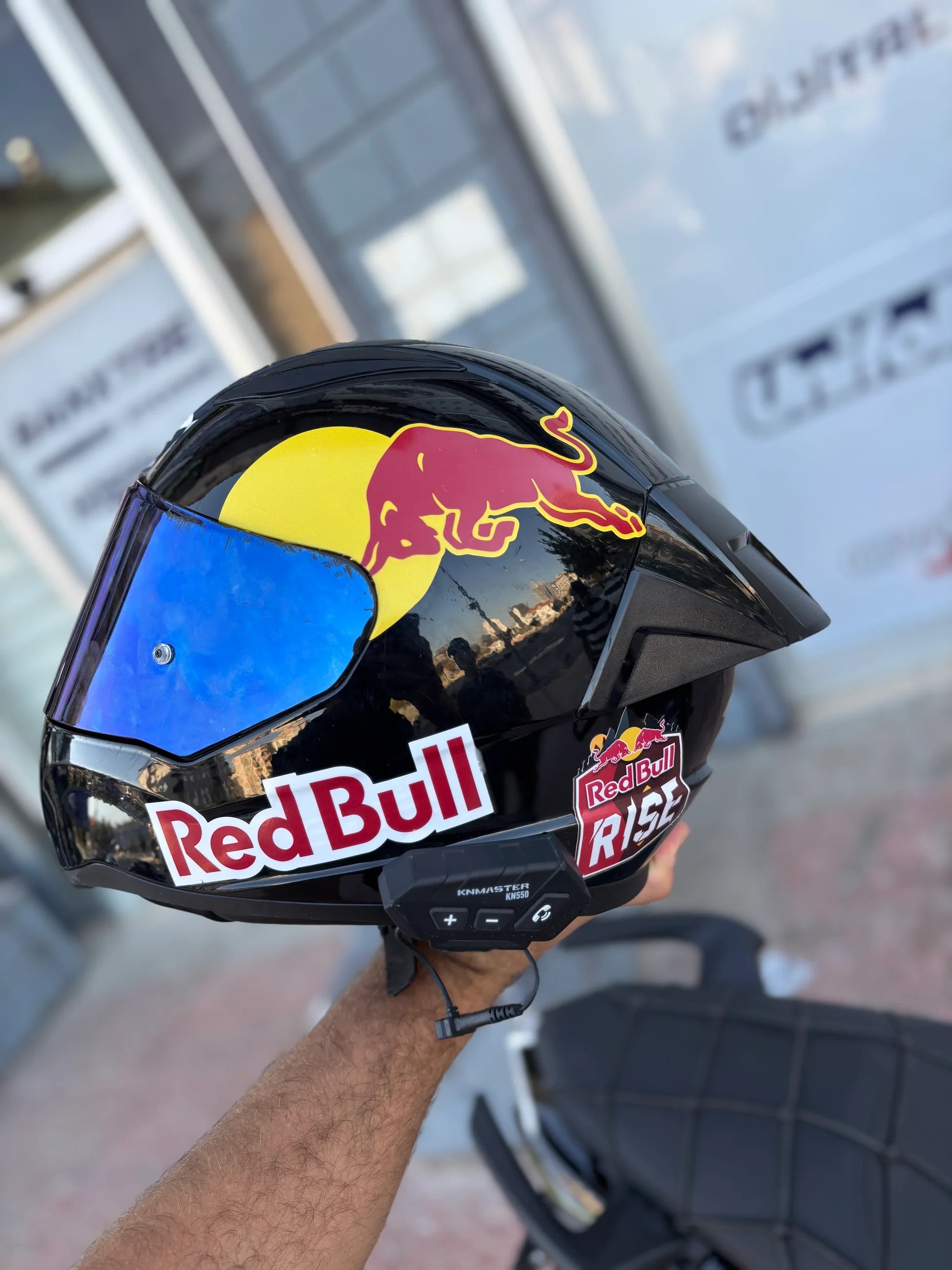 Kask için Redbull Sponsor Sticker Kaplama Seti
