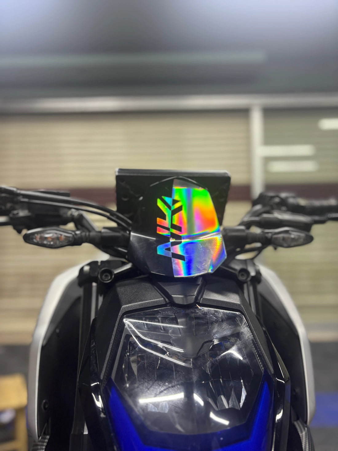 CFMOTO NK250 için Hologramlı NK Yazılı Kafa Sticker Etiket