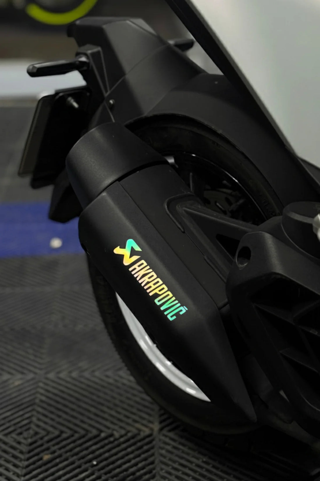 Motosiklet ve Egzoz için Hologramlı Akropovic Sticker Etiket