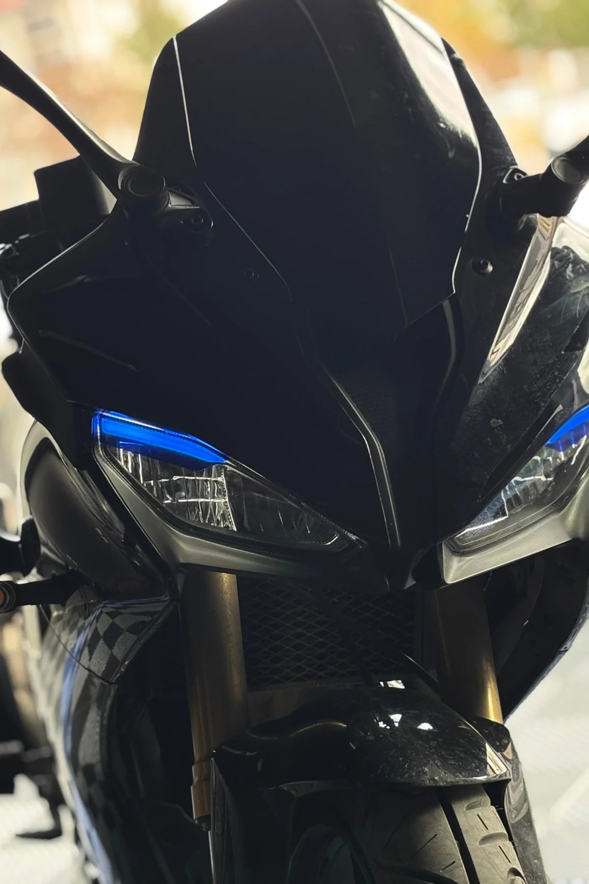 RKS SRK125 Gündüz Ledi için  Mavi Renk Far Tasarım Far Sticker