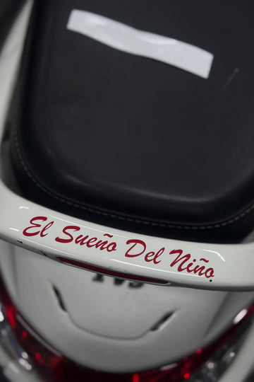 Motosiklet için El Sueno El Nino (Bir Çocuğun Hayali) Sticker Etiket (20CM)